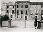 Piazza del Santo, anni '20, è in corso l'apertura di via Belludi. A sinistra la tipografia del Messaggero (Nini Trainito)